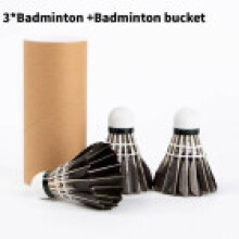 Black Goose Feather Badminton Shuttlecocks Sport Training Hight Speed Activities