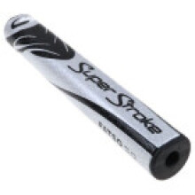 (Silver Black)Golf Practice Grip Pu Foam Anti Slip Slim Handle Training Play Practice Accuracy