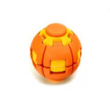 (Orange)Stress Management Toy With Rotating Pressing Actions For Work And Study Travel