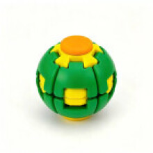 (Green)Stress Management Toy With Rotating Pressing Actions For Work And Study Travel