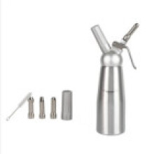 500ml Stainless Steel Cream Foamer Inlaid Vase Reusable For Baking Decorating Pastry