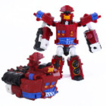 (Style C)15cm Robot Transformer Toy Various Style Fast Fighter Aircraft Tractor Tank Train Cartoon Model Toy Collectible Robot Children