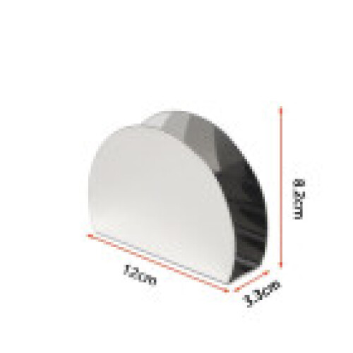 (Silver)Nordic Iron Semicircular Tissue Holder With Logo Customization For Restaurant
