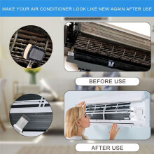 3Pcs Air Conditioner Fin Cleaning Brush, HVAC Conditioner Condenser Stainless Steel Refrigerator Coil Cleaning Brush