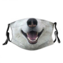 (Style 18)Animal Pattern Cotton Face Mask Washable Decorative Cover For Men Women Gift