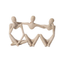 Nordic Abstract  Gold Figures Sculpture Statue Home Decoration Accessories Living Room Study Room Decor B