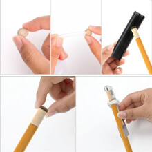 Billiard Cue Repair Kit, 2 Cue Tip Clamps 20 Cue Tips 2 Shapers 5 Chalk Square 5 Ferrules 2 Cue Tip Planers Repair Part