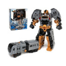 (Style H)Brinquedo transformador robô 15cm vários estilos caça rápido trator tanque trem desenho animado modelo brinquedo colecionável