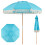 Boho-Gartenschirm, 170 cm, Blau, Neigungsverstellbar 2
