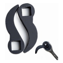 3Pc Pry Bar Wrench Adaptor , Adapter ,Adjustable Angle Heads Extra-Strong Pry Bar,Open-End Wrench 1/2In