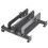 Laptop Stand Holder Adjustable Vertical Desktop Notebook Dock Space-Saving 3 in 1 Computer Stand Gray 1