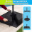 Befüllbarer Schirmständer, 40 kg Tragkraft, Schwarz 5