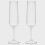 Champagnergläser, 20,5 cl, 2er-Set, robustes Glas 2