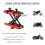 Durhand Plataforma Elevadora Rojo 49.5 x 31 x 53 cm 5