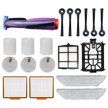 Replacement Parts for AAV2800ZE/RV2820YEC Vacuum Cleaner ,Main Brush Side Brush Filters Foam Filter Mop Pads