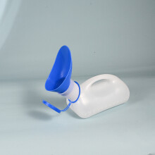 (White)Unisex Urine Bottle Portable Toilet Camping Men Travel Pee Household Home Use