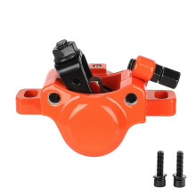 Front and Rear Oil Brakes, Electric Scooter Disc Brakes, Brake Parts and Accessories Orange Color