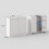 Homcom Mueble Bajo Lavabo Blanco 60 x 30 x 59.8 cm 3
