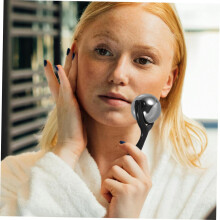 Instrument de masaj facial cu bilă Gua cu material din oțel și margini netede pentru masaj facial, pentru relaxare și îngrijirea pielii