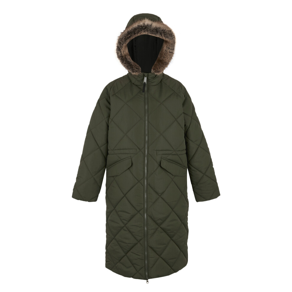 Regatta (18 Uk, Dark Khaki) Womens/Ladies Freyla Padded Jacket