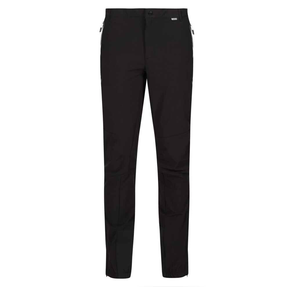 Regatta (42R, Black) Mens Mountain Iii Hiking Trousers