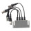 2X Transceptor CCTV 4CH Balun Pasivo Video UTP BNC Conector Rj45 3