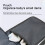 (Black) Foldable Waterproof Baby Diaper Pad for Travel 5