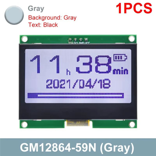 12864 IIC LCD Module 128X64 I2C ST7567S COG Graphic Display Screen Board LCM Panel Dot Matrix Screen for  C 1