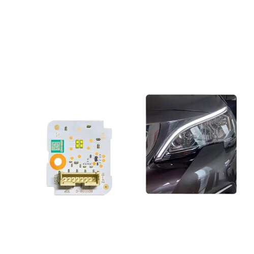 2Pcs Front LED Module Chip PCB Board for   4008 5008 17-20 LED Daytime Running Lights Source Panel Chip 2