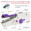 Handheld Sewing Machine for Beginners,  Sewing Machine for Quick Stitching with Sewing Kits Suitable for Home,Travel 6