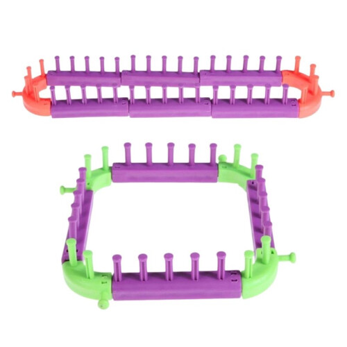 Adjustable Knitting Looms Set,Combination Knitting Tools, Scarf and Hat Knitting Tools, Round and Long Knitting Tools 2