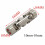 10mm Boot Auto As Koppeling Drie-Section Universele Joint Koppeling Motor Connector met M3/M4 Schroef Metaal Cardan Joint 6