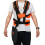 Universal Adjustable Padded Trimmer Shoulder Strap Double Shoulder Weed Eater Brush Harness for String Trimmer Orange 3