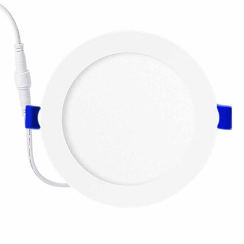 2pcs 6 Inch LED Recessed Lighting, Canless Ceiling Lights with Junction Box, Dimmable, 4000K Cool White, 2 Pack 1