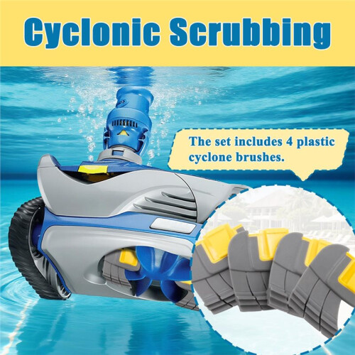 Spazzola Cyclonica A 2 Pezzi per Pulitori di Piscina Compatibile con MX8 Elite, MX6 Elite e Altro 2