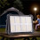 Portable Solar LED Camping Light,Emergency Lighting, Via Solar or Type-C and USB Charging with Multi-Function Flashlight 6