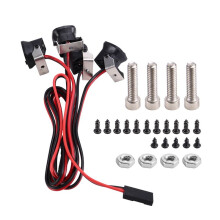 4LED Lights Spotlight for Axial SCX10 III -4 -6 1/10 RC Crawler Car Truck Decoration Parts White Light