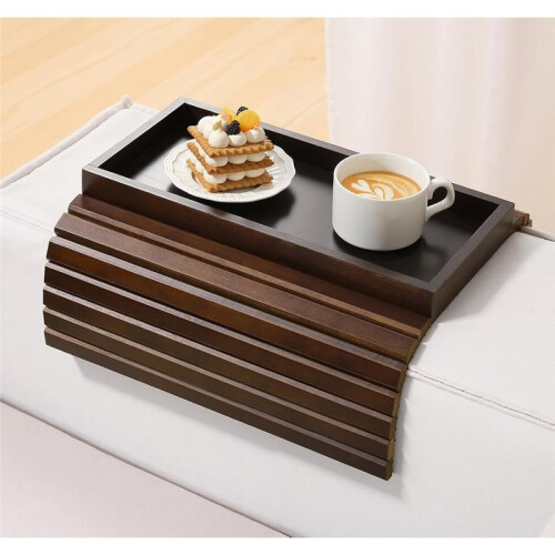 1pc Sofa Armrest Tray, Anti Slip Sofa Cup Holder, Sofa Armrest Cup Holder, Sofa Protective Armrest Tray 1
