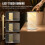 Atmosphere Light Rotating Foldable Night Light Paper Lantern LED Touch Dimmer Bedhead Decoration Gift Table Book Light 8