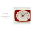Vintage Fluorescent-Hand Clock, Nostalgic-Style Clock, Analog Bedside Clock, Perfect for Home Decor 6