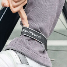 2X ROCKBROS Bike Ankle Leg Strap Cycling Trouser Strap Outdoor Sports Jogging MTB Cycling Equipment Adjustable Arms Band