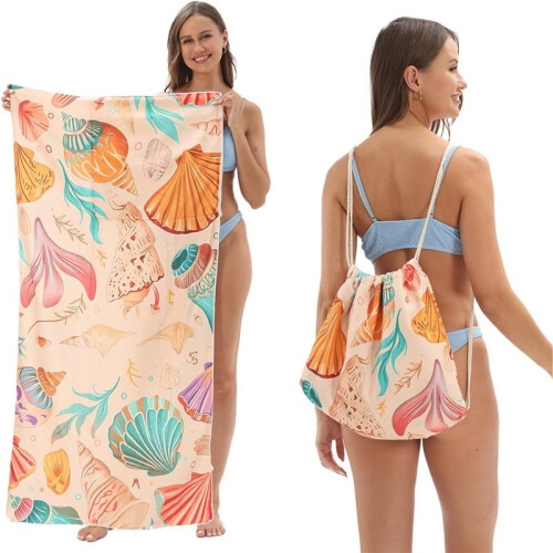 2-in-1 Foldable Beach Towel 2