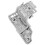 Tail Light Assembly Base Bracket (Left) 2048202277 for - W204 5