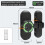 Password Lock Luminou Combination Lock Mechanical Code High-Security Sliding Door Lock for Cabinets Drawers Doors 3