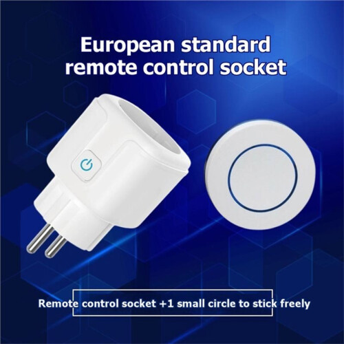 Wireless Socket RF433  Home Remote Control Socket EU Plug Remote  OFF Electrical for Lighting Fan TV 1