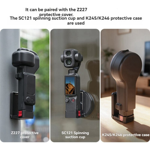 Magnetic Quick Release Mount Base for  Osmo Pocket 4P 4 3 Camera Adjustable Stand Tripod Adapter Black 2