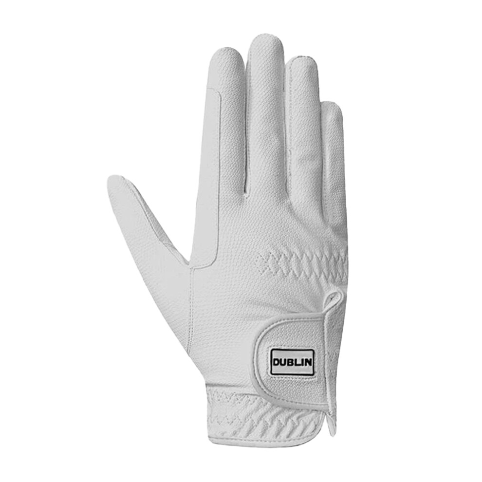 Dublin (L, White) Touch Screen Everyday Riding Gloves