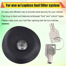 Voor F150 Raptor 2015-2022 Vergrendelbare Brandstofklep, Tankdop met Vergrendelbare Brandstofplug BU5Z-9C-268A, BU5Z-9C-268B