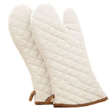 Thickened Heat-Insulated Oven Mitts (Heat-Resistant to 200C) - Suitable for Home Kitchens and Microwave Baking