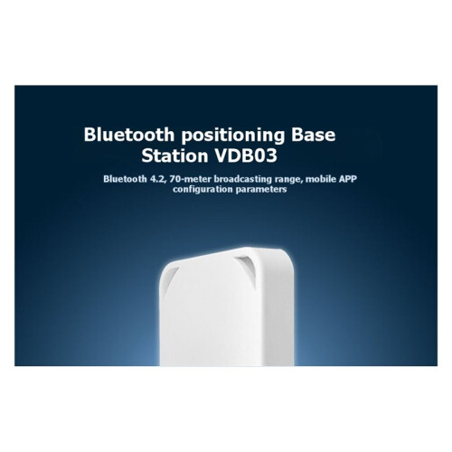 VDB03 Asset Locator Tag with Anti-Tamper Button,  Beacon, 70-Meter Coverage 2